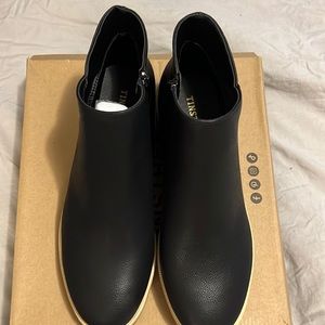 Brand NEW Wedge casual boots. No refunds!